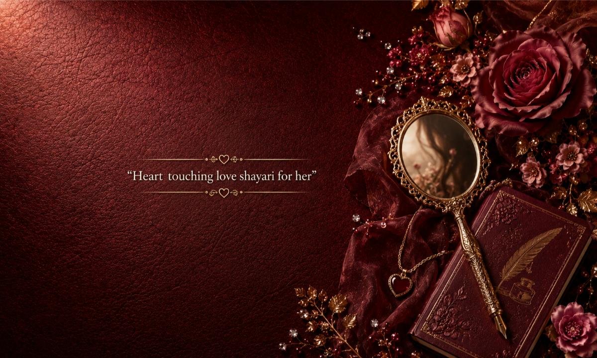 Heart touching love shayari for her