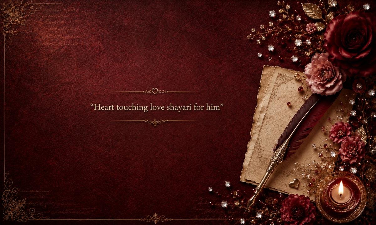 Heart touching love shayari for him