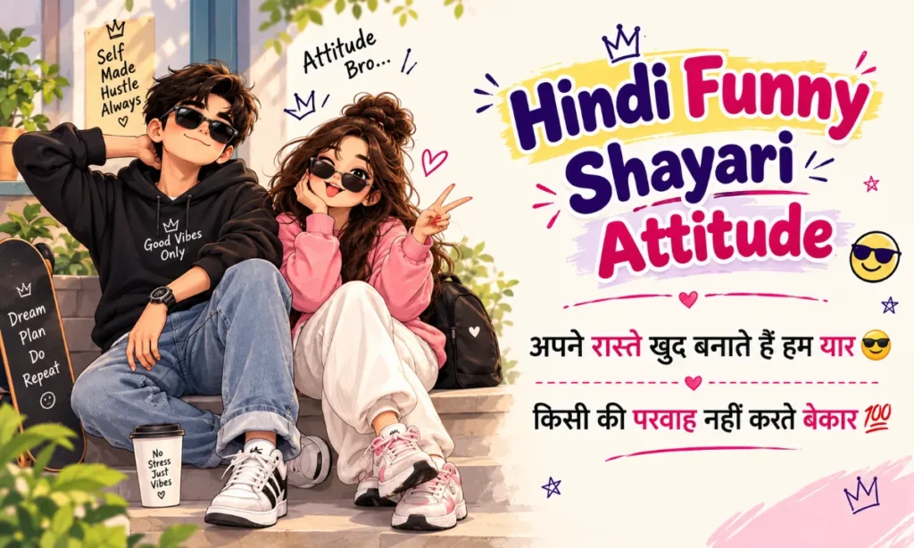 Hindi Funny Shayari Attitude
