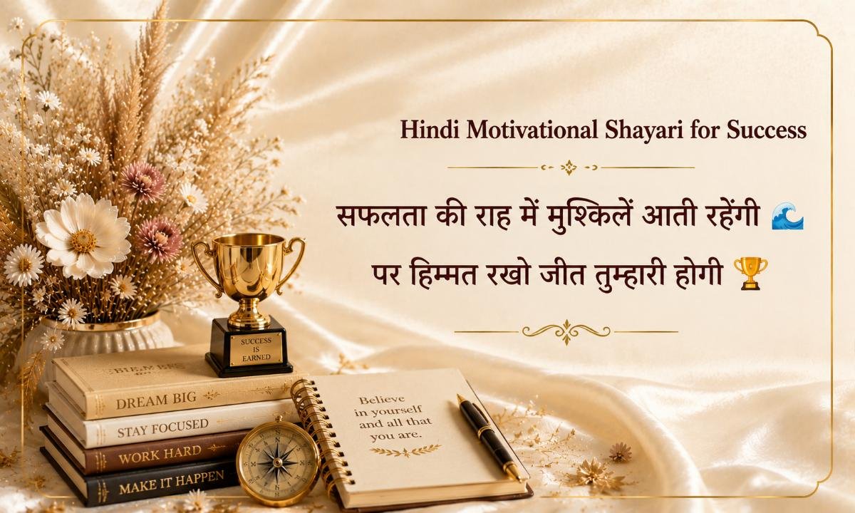 Hindi Motivational Shayari for Success