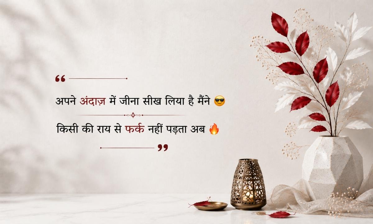 Hindi (Shayari Attitude)