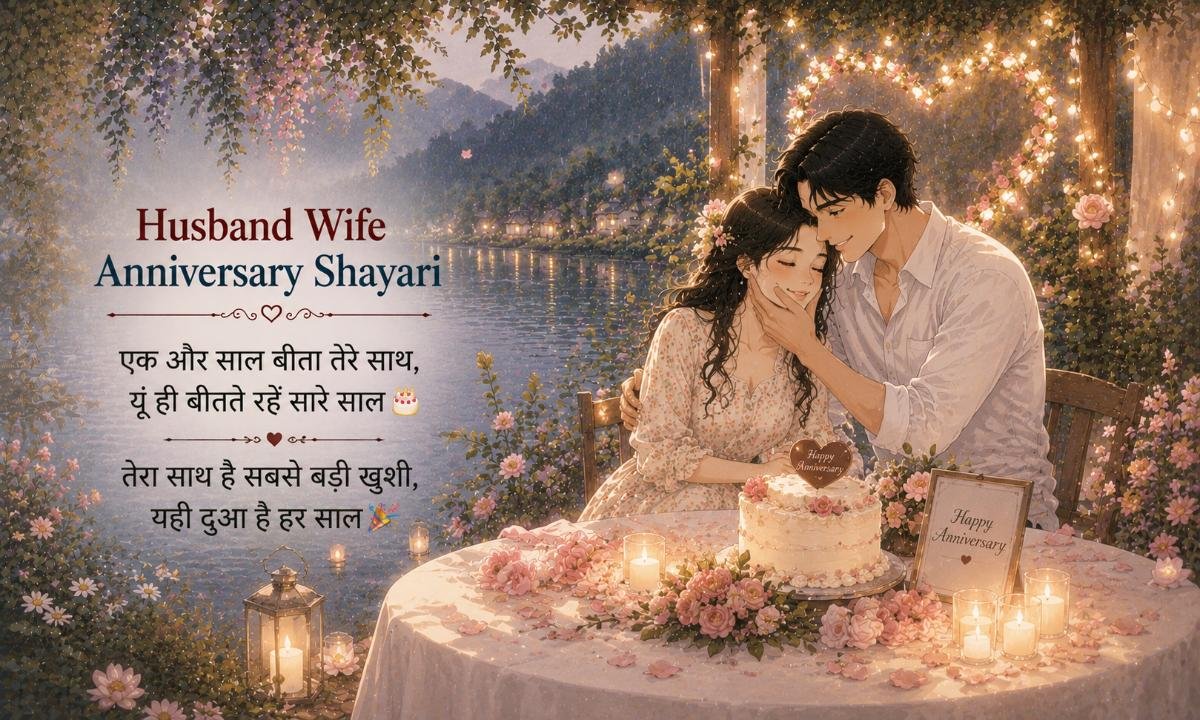 Husband Wife Anniversary Shayari