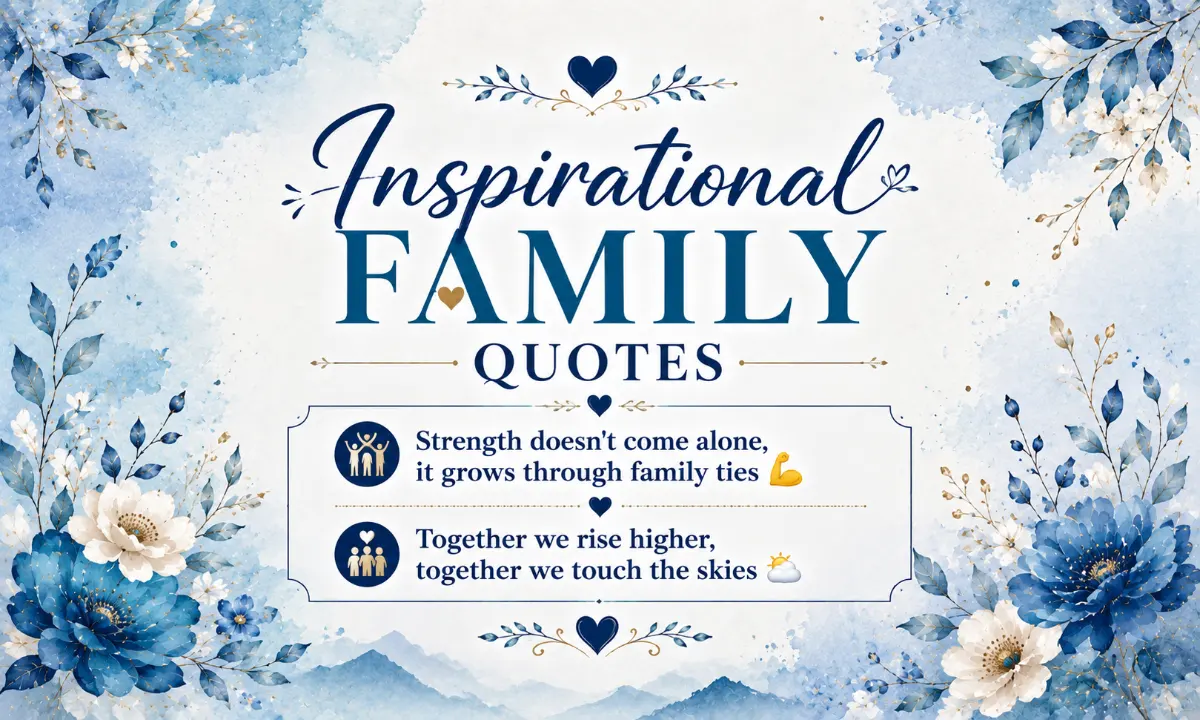Inspirational Family Quotes