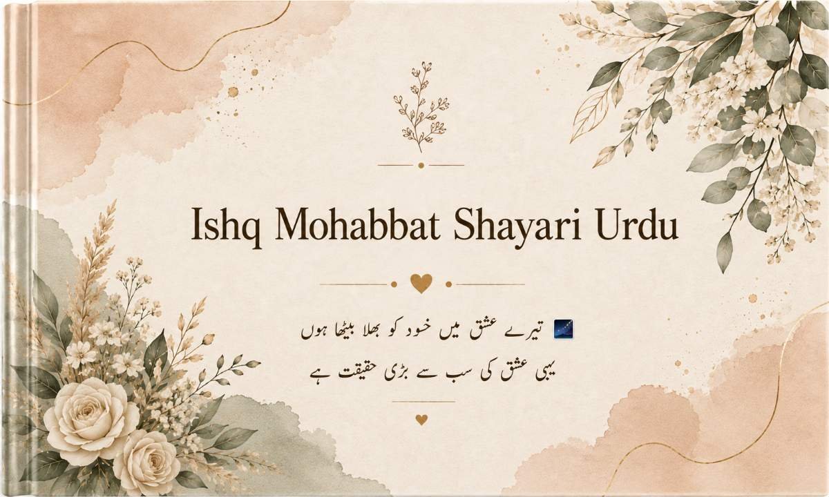 Ishq Mohabbat Shayari Urdu