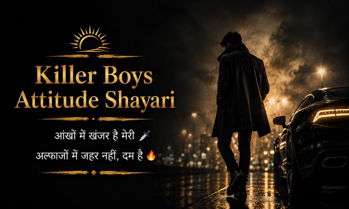 Killer Boys Attitude Shayari