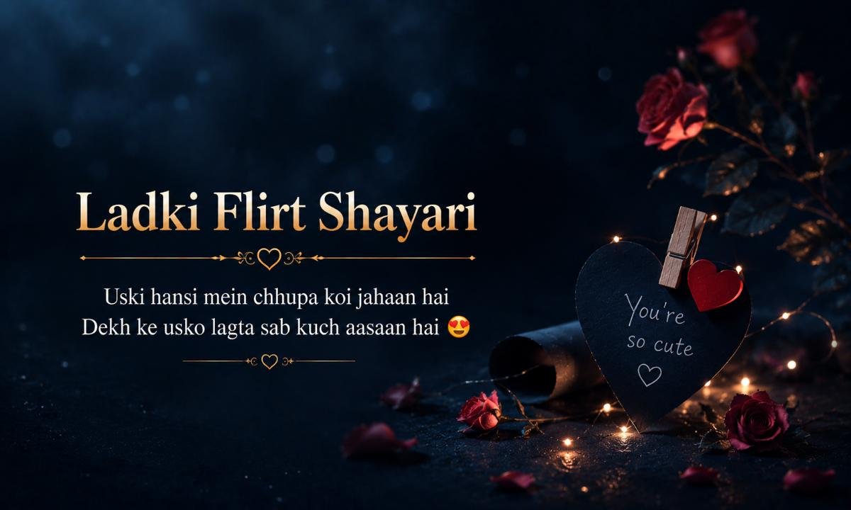 Ladki Flirt Shayari