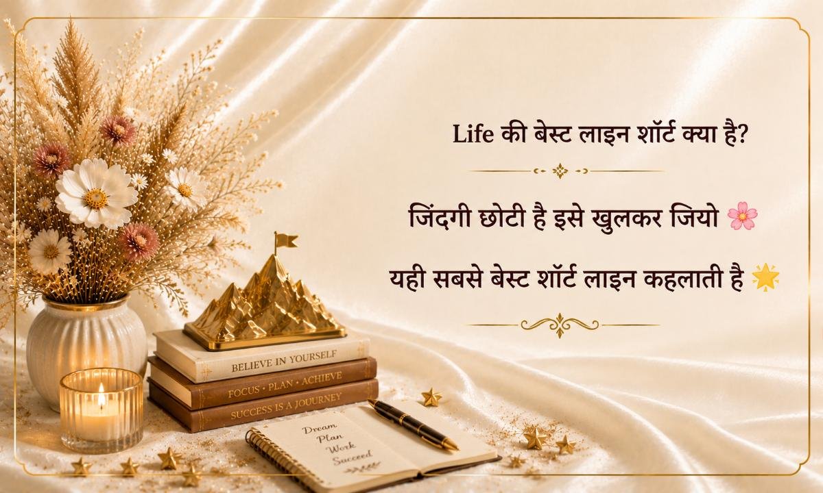 Life की बेस्ट लाइन शॉर्ट क्या है?