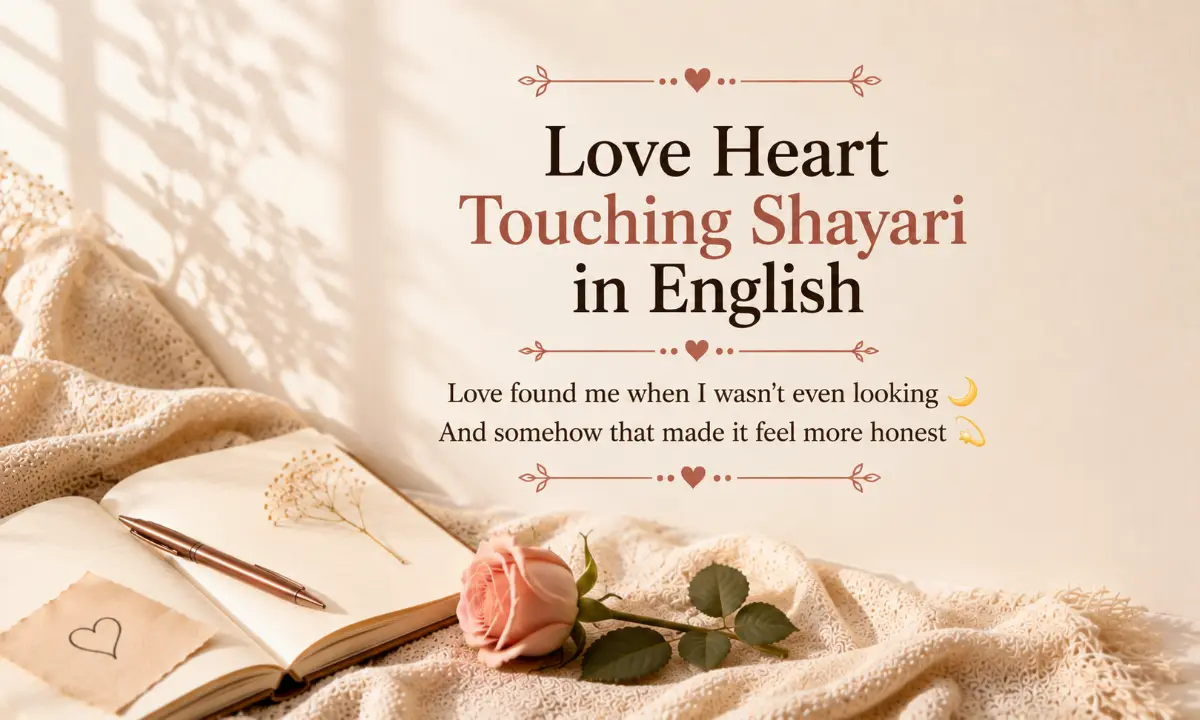 Love Heart Touching Shayari in English