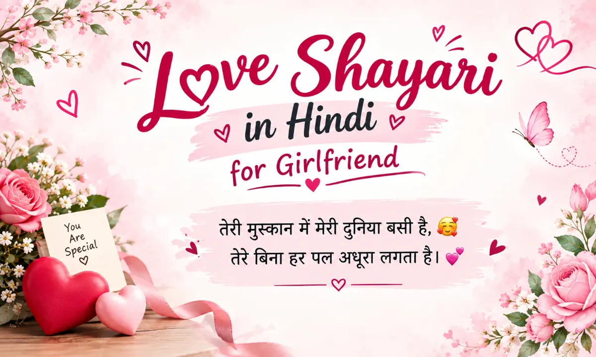 Love Shayari in Hindi for Girlfriend