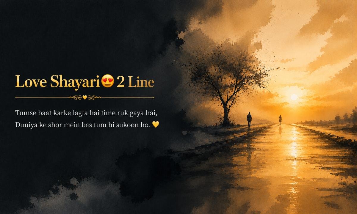 Love Shayari😍 2 Line