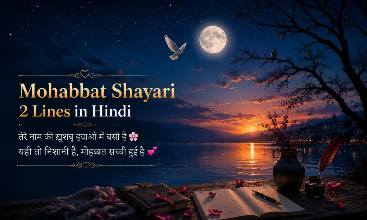 Romantic Mohabbat Shayari in Hindi