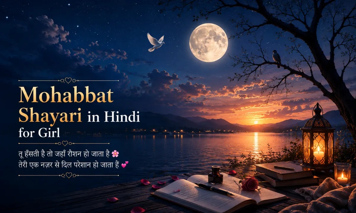 Mohabbat Shayari in Hindi for Girl