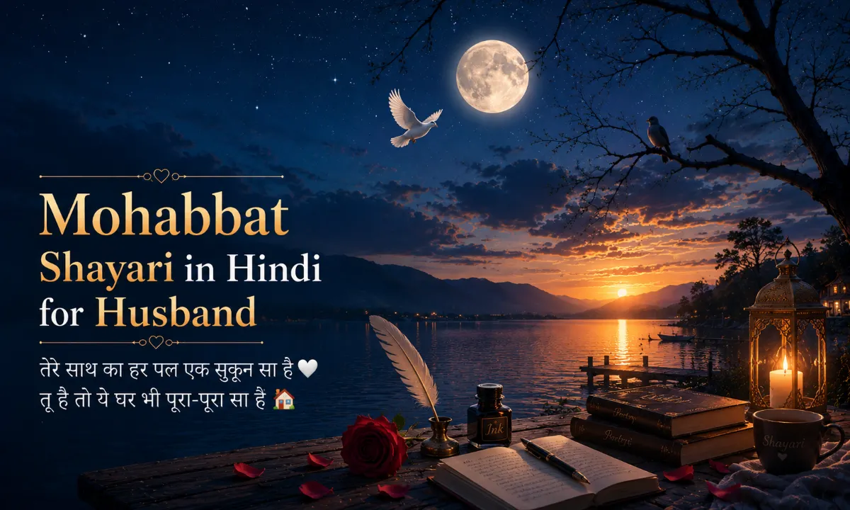 Mohabbat Shayari in Hindi for Husband