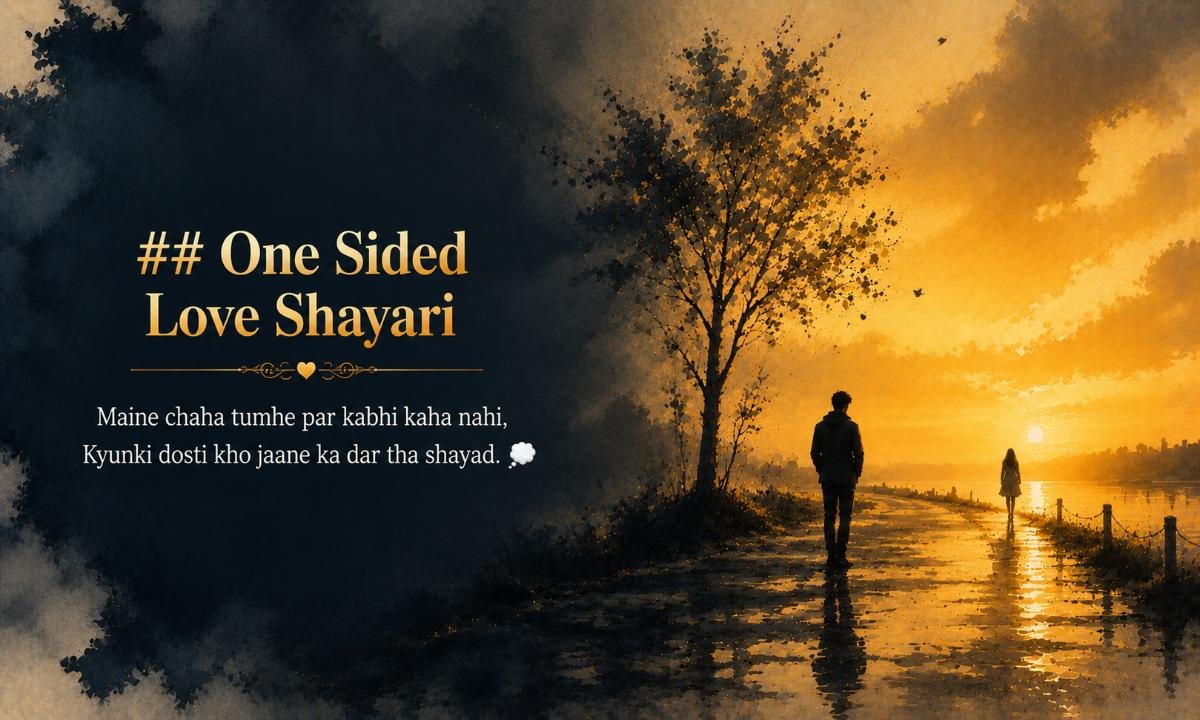 One Sided Love Shayari