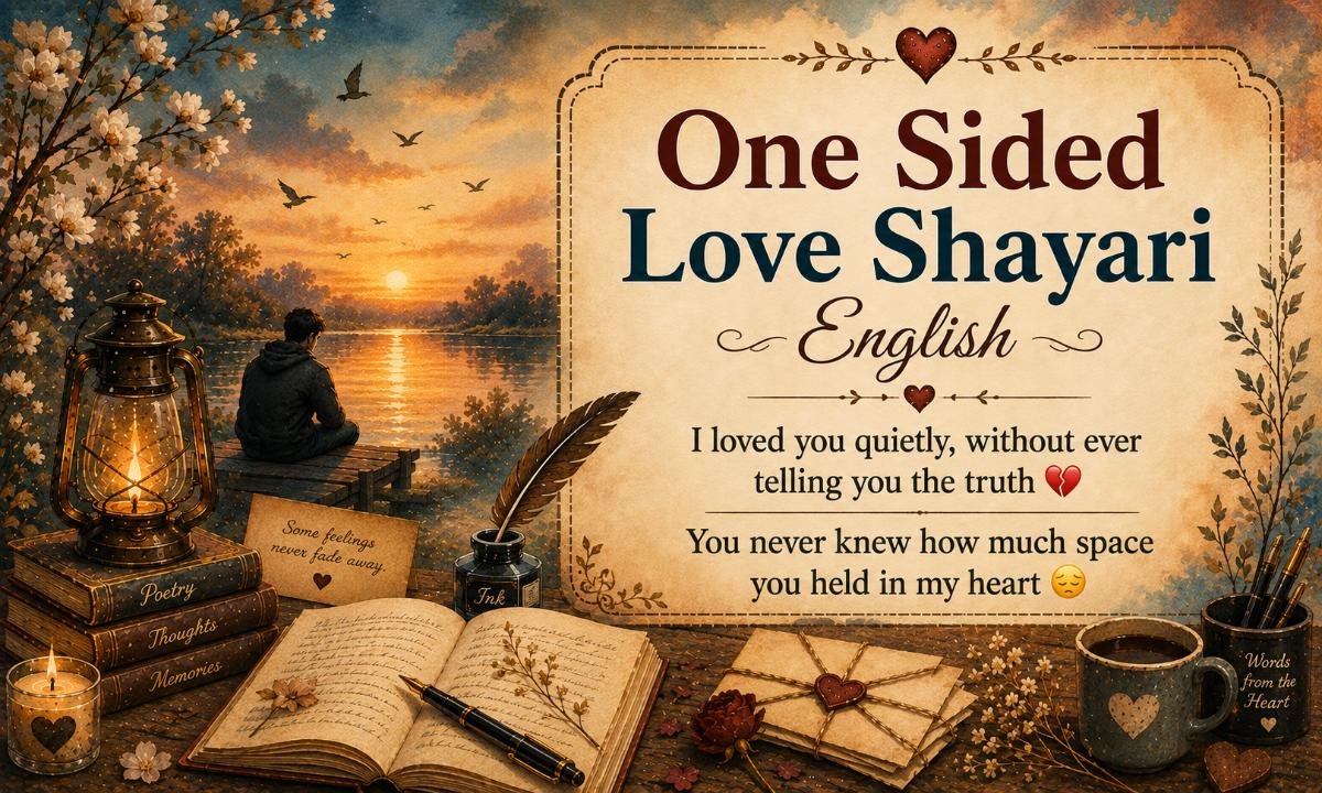 One Sided Love Shayari English