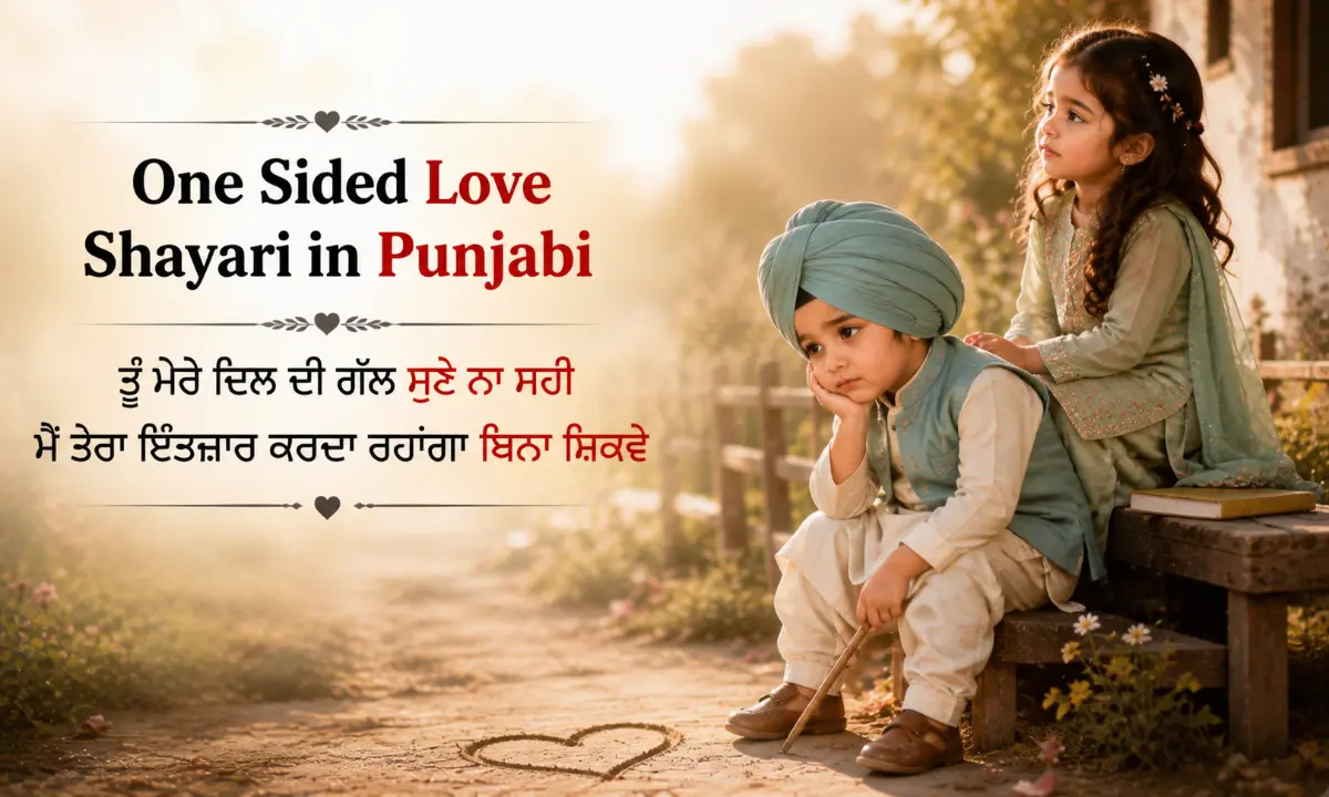 One Sided Love Shayari in Punjabi