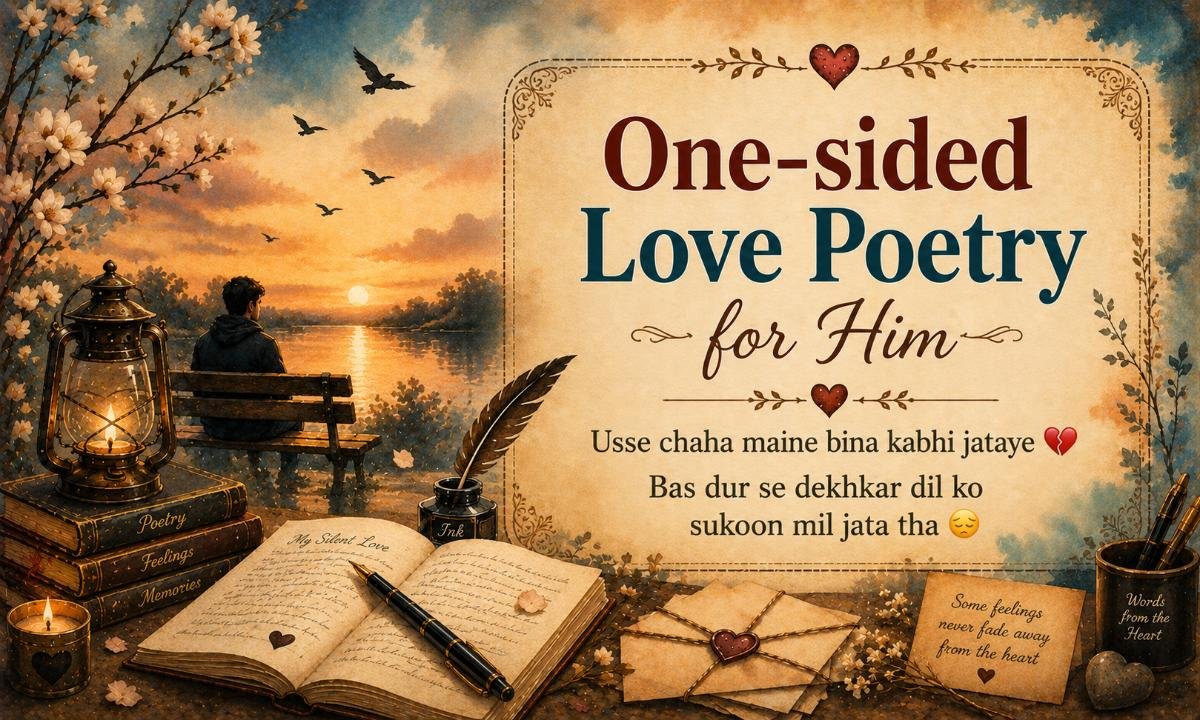 One-sided Love Poetry for Him