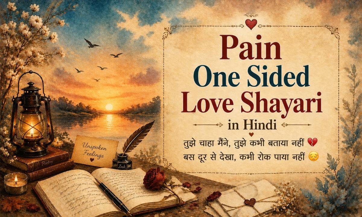 Pain One Sided Love Shayari in Hindi