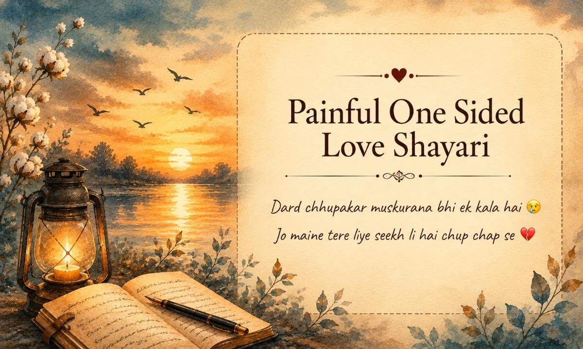 Painful One Sided Love Shayari