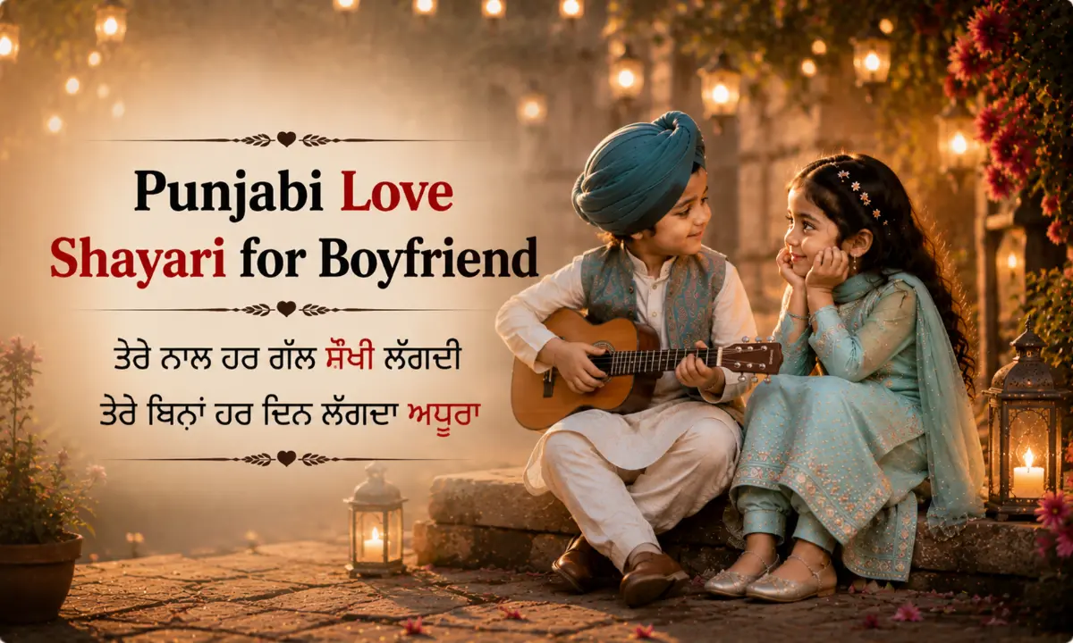 Punjabi Love Shayari for Boyfriend