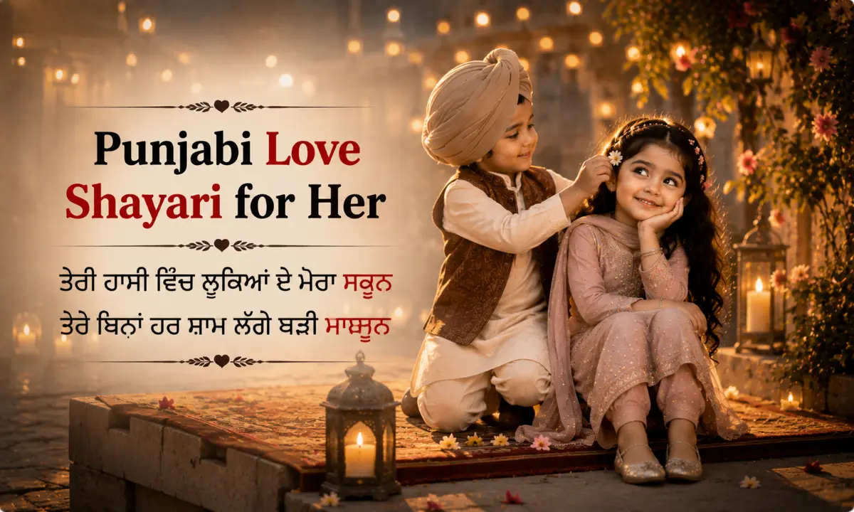 Punjabi Love Shayari for Her