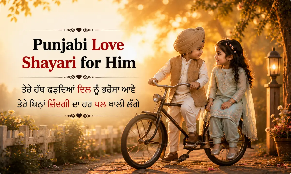 Punjabi Love Shayari for Him