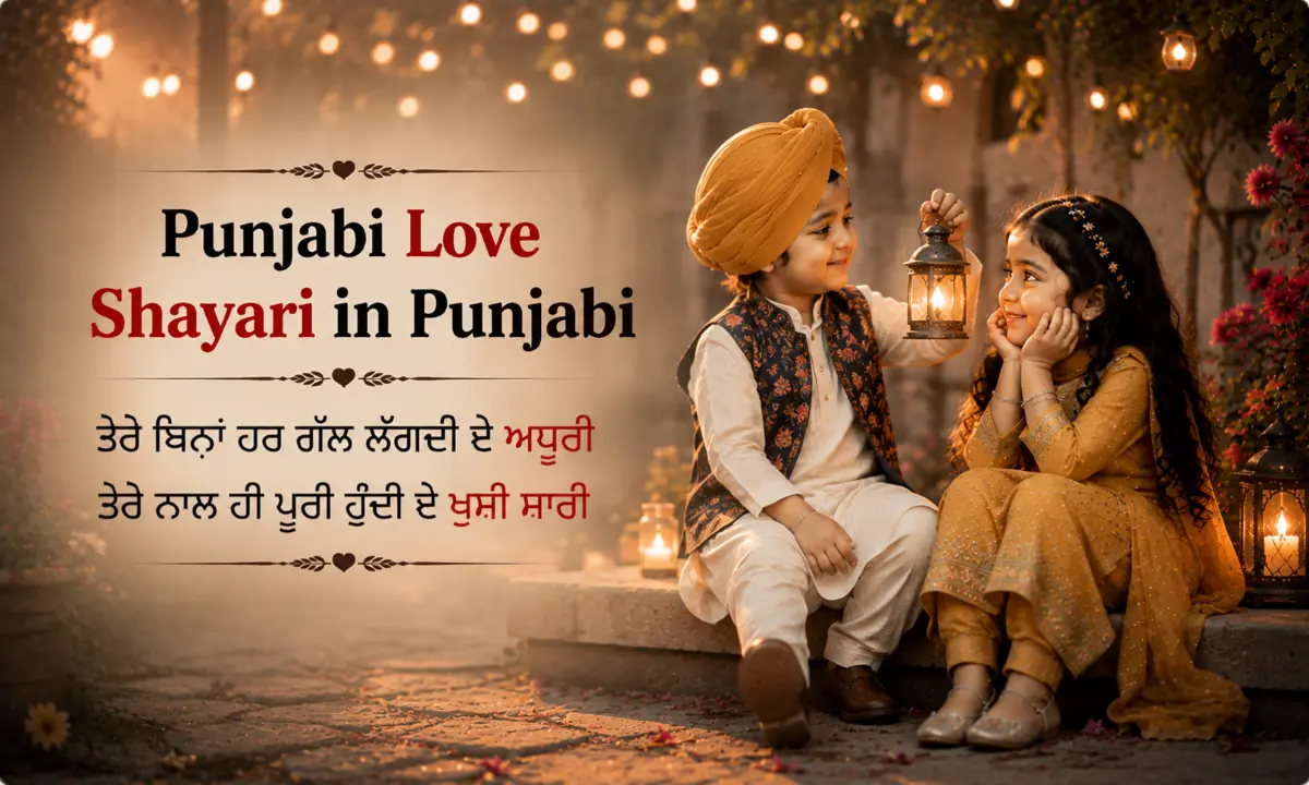 Punjabi Love Shayari in Punjabi
