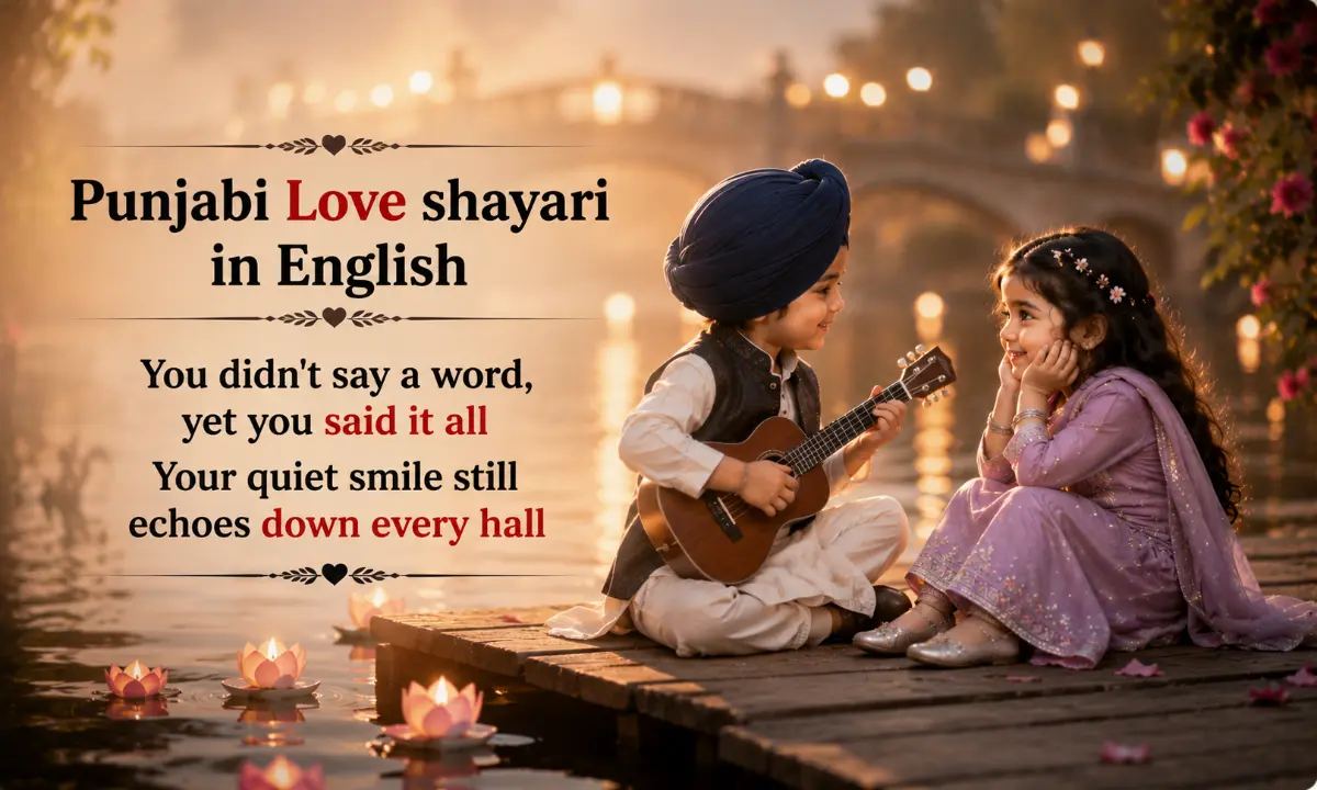 Punjabi Love shayari in English