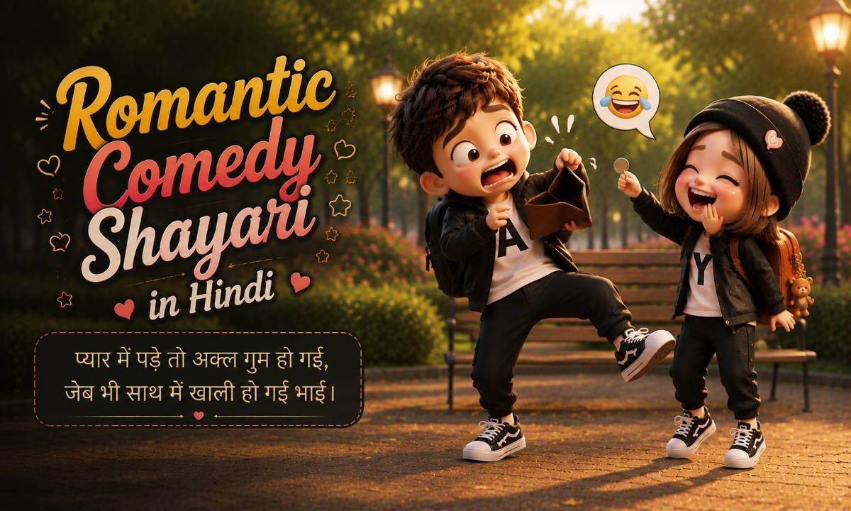 Romantic Comedy Shayari in Hindi