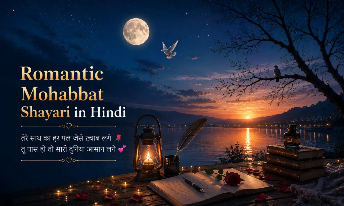 Romantic Mohabbat Shayari in Hindi