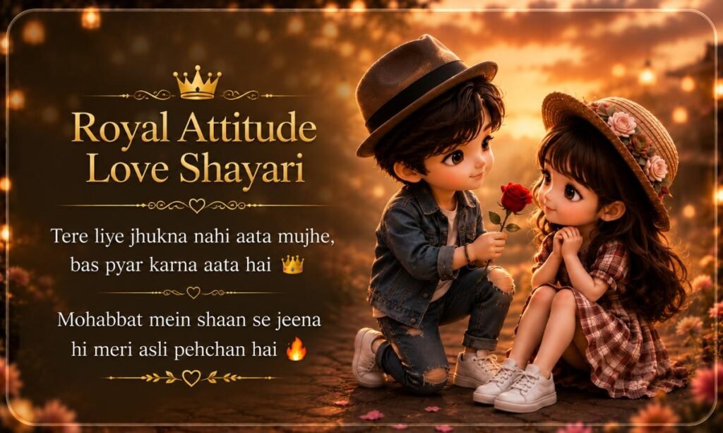 Royal Attitude Love Shayari