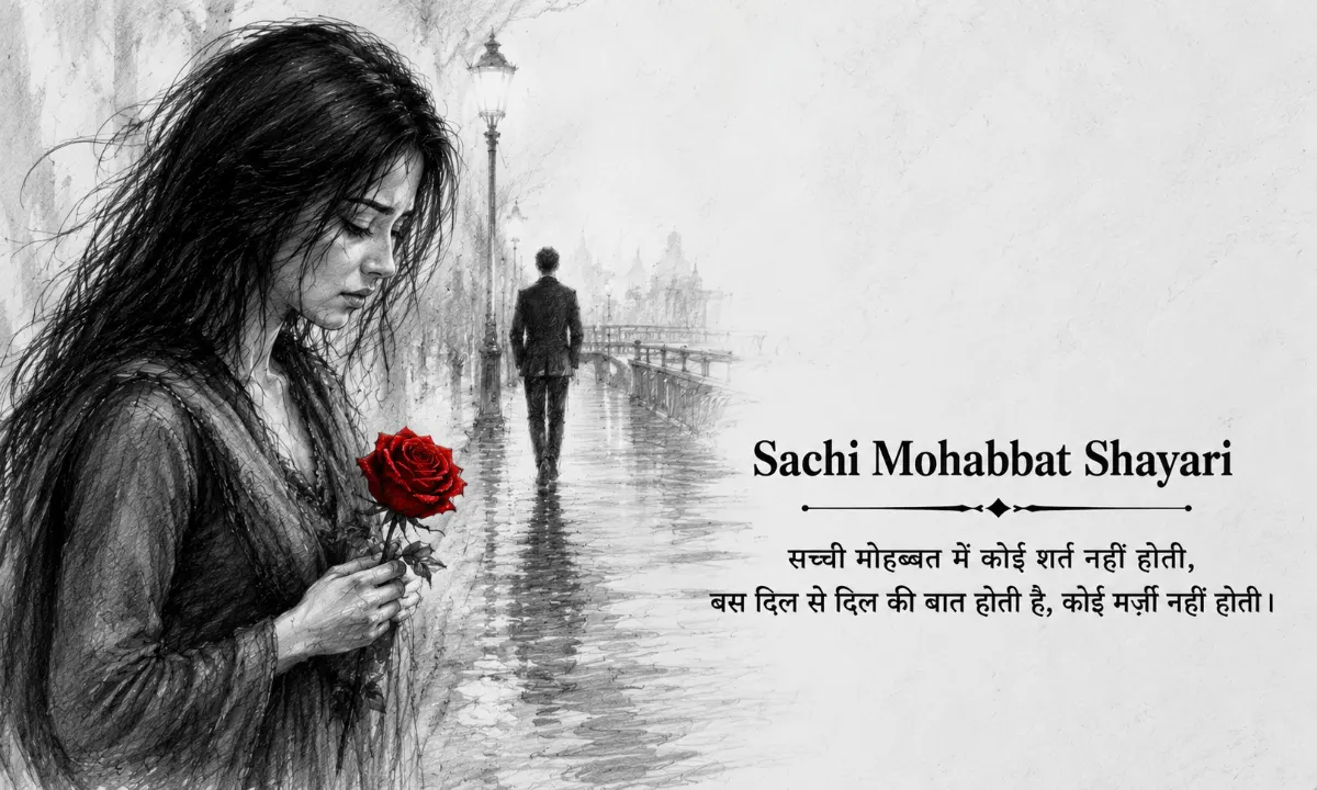 Sachi Mohabbat Shayari