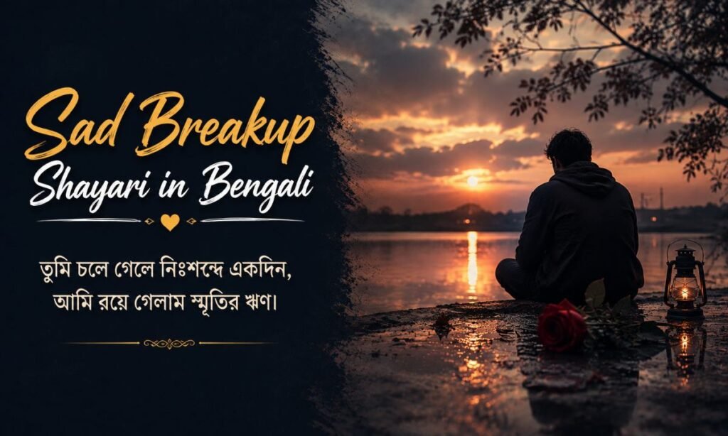 Sad Breakup Shayari in Bengali