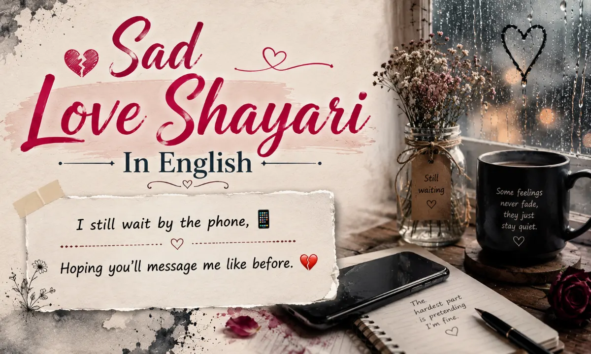 Sad Love Shayari In English
