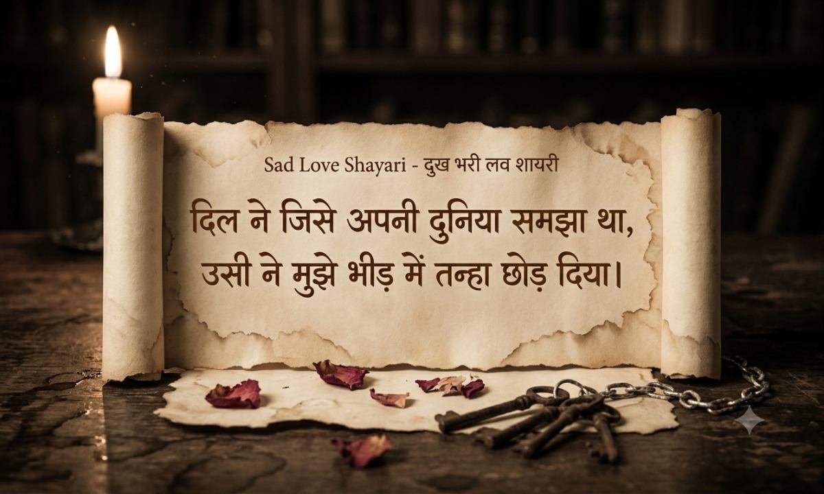 Sad Love Shayari