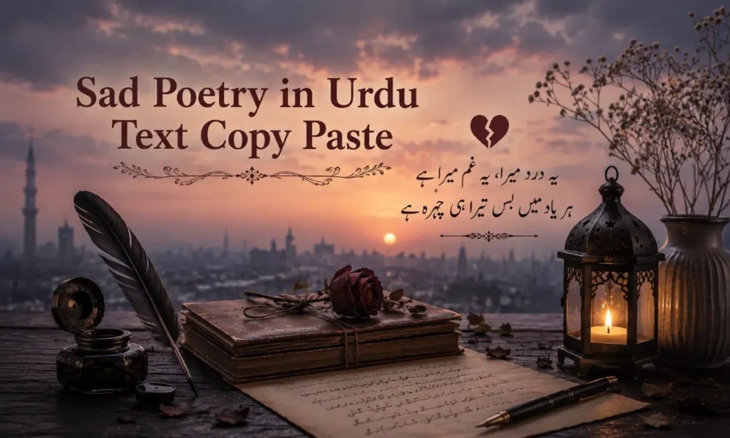 Sad Poetry in Urdu Text Copy Paste