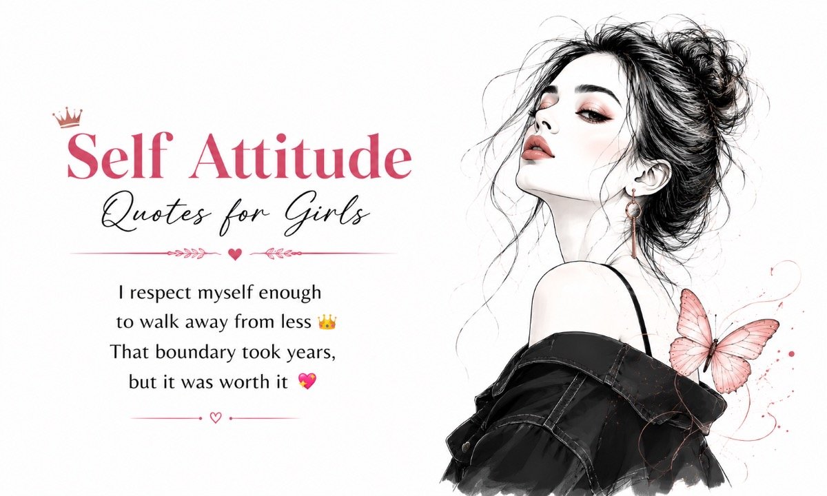 Self Attitude Quotes for Girls
