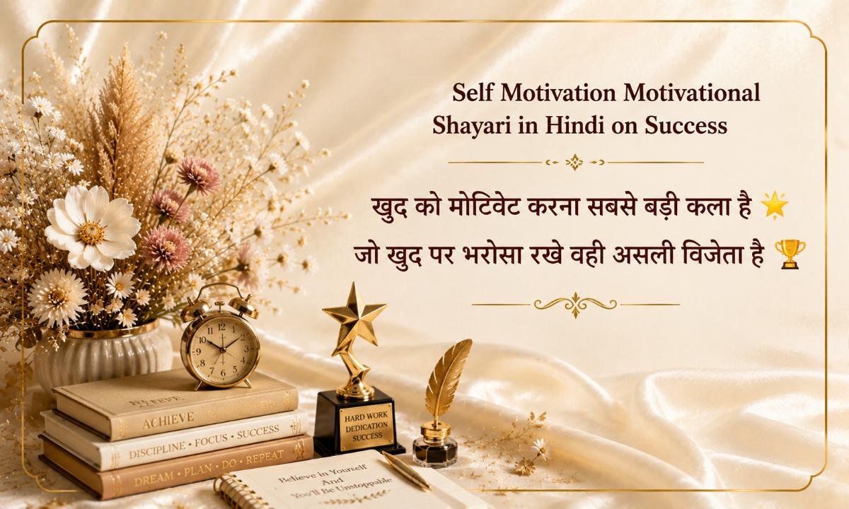 Self Motivation Motivational Shayari in Hindi on Success