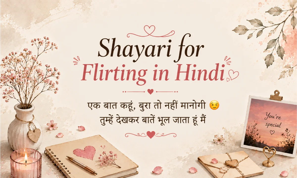Shayari for Flirting in Hindi