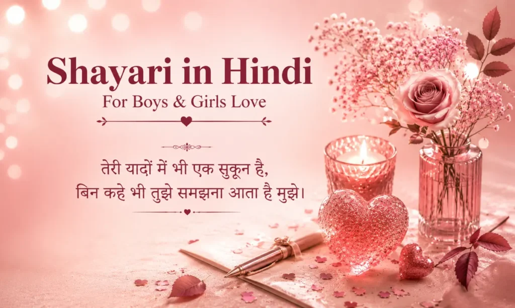 Shayari in Hindi For Boys & Girls Love