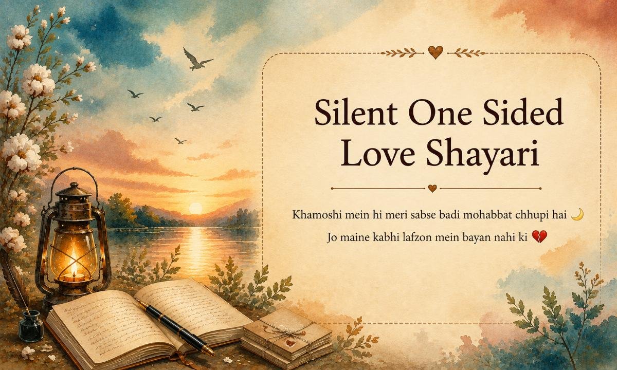 Silent One Sided Love Shayari