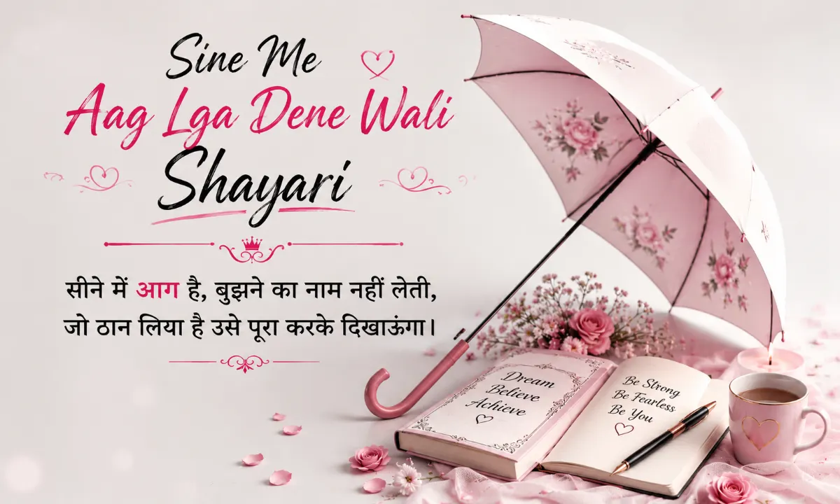 Sine Me Aag Lga Dene Wali Shayari