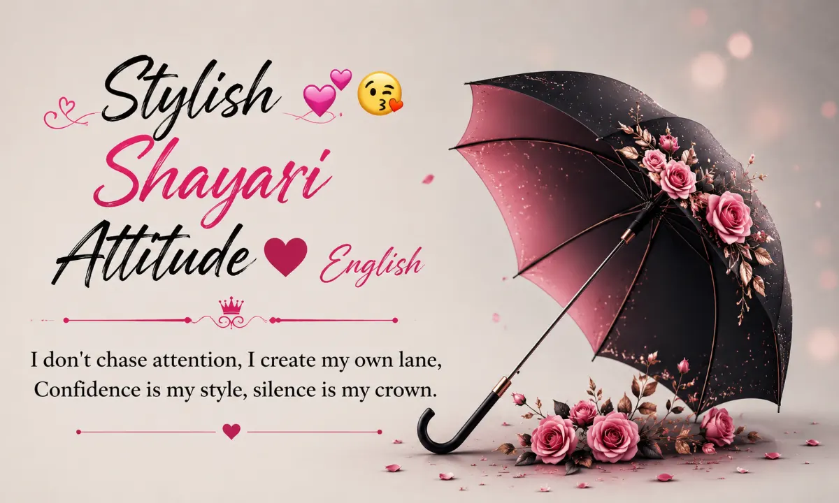 Stylish 💕 😘 Shayari Attitude❤ English