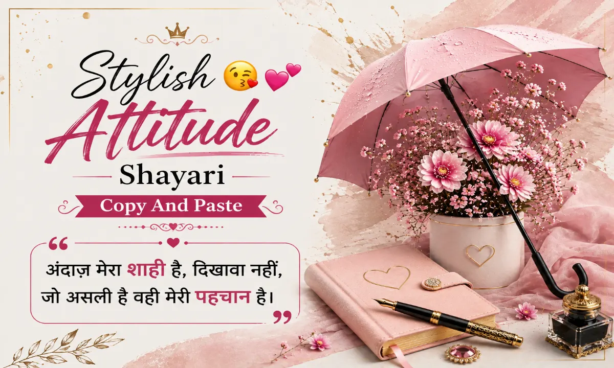 Stylish 😘 💞 Attitude Shayari Copy And Paste