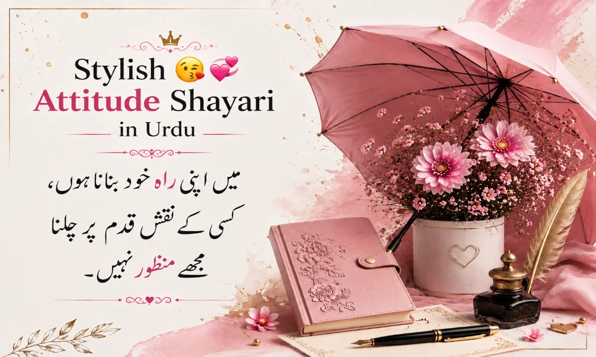 Stylish 😘 💞 Attitude Shayari in Urdu