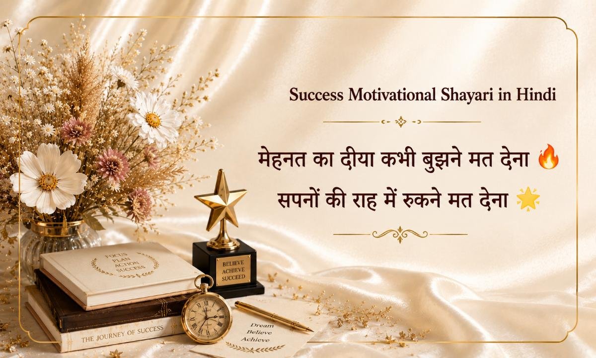 Success Motivational Shayari in Hindi