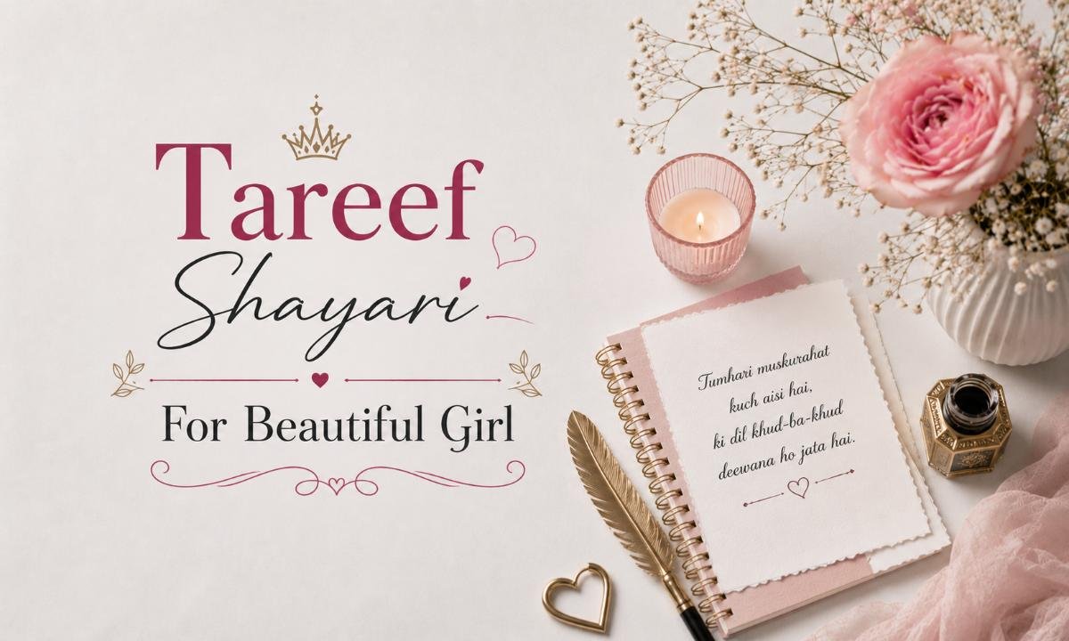 Tareef Shayari For Beautiful Girl