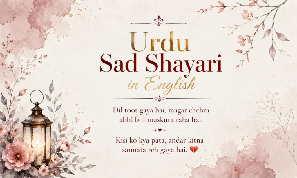 Urdu Sad Shayari in English