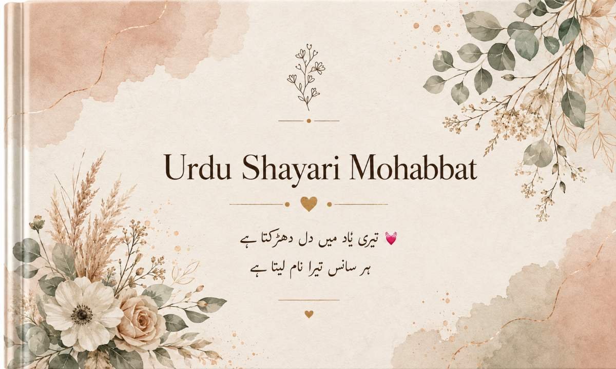 Urdu Shayari Mohabbat