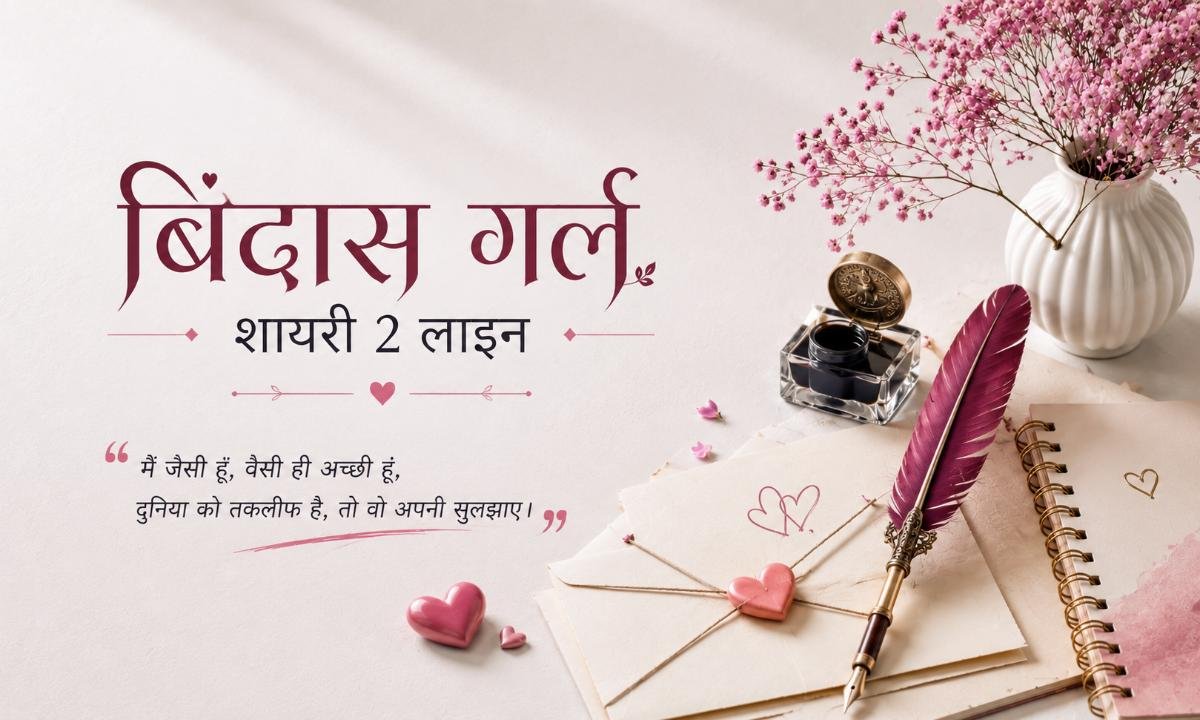 बिंदास गर्ल शायरी 2 लाइन